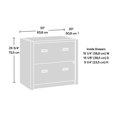 thumbnail image 3 of Sauder Dixon City Lateral File, Brushed Oak, 431453, 3 of 9