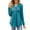 Blue---women blouses long sleeve, variant on Long Sleeve Tunic Tops for Women Dressy Casual Notch Collared Shirts Trendy Button Decor Tunics to Wear with Leggings Flowy Loose Fit V Neck Blouses Black XXL