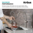 thumbnail image 6 of Sellette Traditional Single Handle Pull-Down Kitchen Faucet and Deck Plate in Spot Free Stainless Steel, 6 of 12