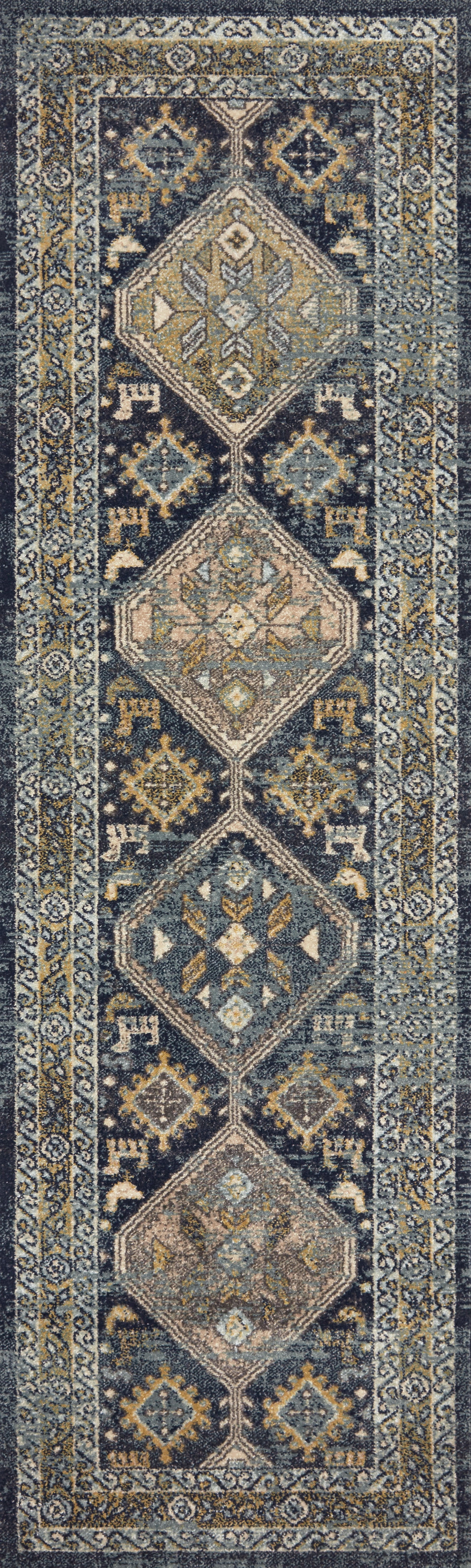 Loloi Jocelyn Southwestern Navy / Blue Area Rug