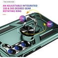 thumbnail image 4 of Case for S23+ Case Samsung S23 Plus Phone Case Galaxy S23 Plus Case,[ Military Grade ] Shock-Absorption TPU Bumper Cover Anti-Scratch Case with Kickstand for Samsung S23 Plus Teal, 4 of 12