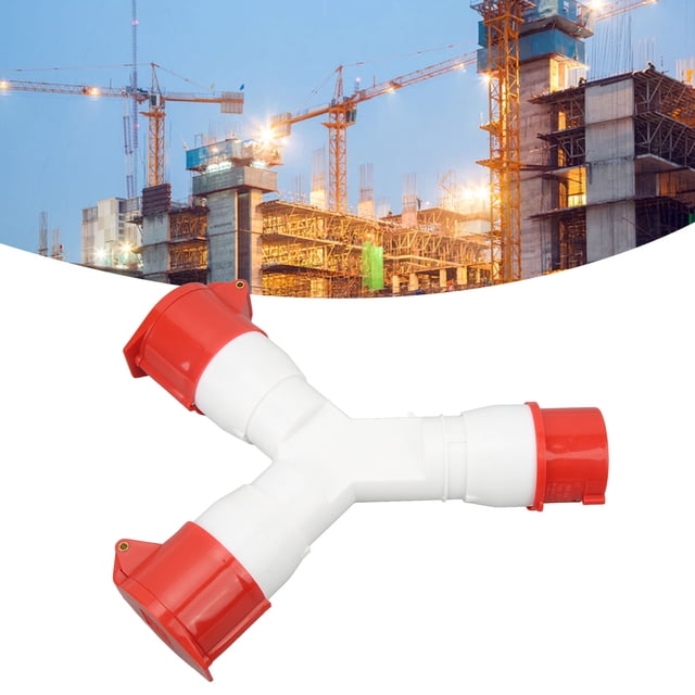 Conectado industrial de 3 vías, confiable eficiente 5 núcleos 16a conector de 3 vías shell ip44 impermeable para el aeropuerto para la planta de energía para la agricultura