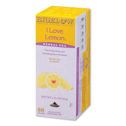 I Love Lemon Herbal Tea, 0.06 oz Tea Bag, 28/Box I Love Lemon Herbal Tea, 0.06 oz Tea Bag, 28/Box
