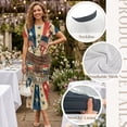 thumbnail image 6 of Psesaysky 250th Faith Couple Shirts and Dress,Husband Wife Matched Clothes Eagle Flag Hawaiian Luau Outfit for 4th of July Party Short Sleeve Sexy Bodycon Dress for Women with Mens Shirts, 6 of 6