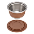 thumbnail image 1 of Ensemble de Café Rechargeable, Filtre à Café Réutilisable Robuste Sain 6 Pcs/ensemble pour Maison Bleu, Orange, Couleur Café, 1 of 8