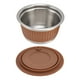 thumbnail image 2 of Juego de filtros reutilizables de acero inoxidable para cápsulas de café rellenables y reutilizables para cafetera Dolce Gusto, color café., 2 of 14