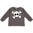 thumbnail image 3 of Inktastic Skull Design Boys or Girls Long Sleeve Toddler T-Shirt, 3 of 5