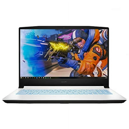 MSI Sword Gaming Laptop, 15.6'' Full HD Display, Intel Core i7-11800H Processor, 16GB RAM, 512GB SSD, NVIDIA GeForce RTX 3050 Ti, Backlit Keyboard, Wi-Fi 6, Windows 10 Home, White