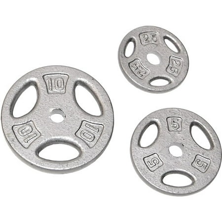 CAP Barbell 1" Hole Weight Lifting Plate, Single