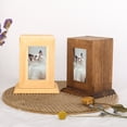 thumbnail image 3 of BESTYASH 1 Set Simple Style Wooden Pet Ashes Urn for Cat Ashes Storage Funeral, 3 of 5