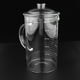 thumbnail image 3 of EeaseMX Vaso de vidrio multifuncional con escala, hervidor de agua resistente al calor, jarra de jugo de vidrio para el hogar, 1000 ml (transparente, con tapa), 3 of 7