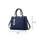 thumbnail image 2 of Bolso De Mujer Versátil Y Exquisito Pu Impermeable Color Azul Marino, 2 of 2