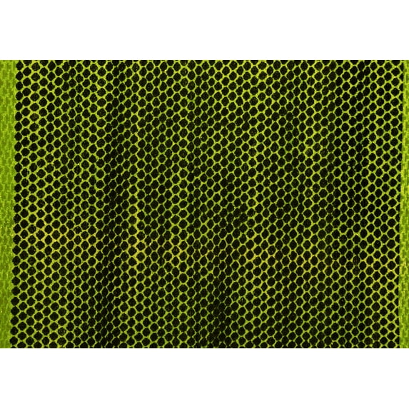 Ahgly Company Indoor Rectangle Abstract Yellow Modern Area Rugs, 6' x 9'