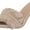 Natural, variant on SAM EDELMAN Womens Beige Ruffled Comfort Kady Square Toe Flare Slip On Dress Heeled Sandal 6.5 M