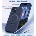thumbnail image 4 of Funda de teléfono Vanxiliiy compatible con iPhone 14 6.1 azul oscuro, 4 of 6