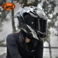 thumbnail image 3 of Casco de motocicleta CYRIL, casco integral todoterreno con lentes de colores, capacetes, cascos para moto, aprobado por ECE, ala trasera grande, casco de moto, 3 of 5