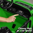 thumbnail image 6 of Best Choice Products Kids 24V 2-Seater Electric Ride-On Car Truck w/ Parent Control, Bluetooth, LED Lights - Kelly Green, 6 of 9