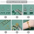 thumbnail image 7 of 2Colors 3-Layer Clasp 80pcs Chandelier Components Links Tibetan Alloy Multi Strand Bracelet Necklace Layer Clasp, 7 of 7