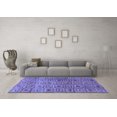 thumbnail image 3 of Ahgly Company Indoor Rectangle Abstract Blue Contemporary Area Rugs, 7' x 9', 3 of 4