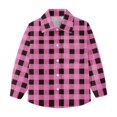 thumbnail image 7 of Wancir Toddler Baby Boys Plaid Flannel Shirt Long Sleeve Button Down Shirts, 7 of 7