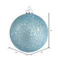 thumbnail image 2 of Vickerman 10" Baby Blue Sequin Ball Ornament, 2 of 2