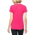 thumbnail image 3 of Insect Shield Women's UPF Dri-Balance Short Sleeve V-Neck T-Shirt, Raspberry, Small, 3 of 3