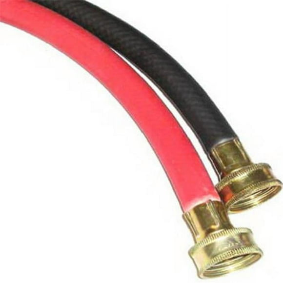 Samar 1-5101P4TV Tuyau de Machine à Laver 0,38 Po x 4 Pi Codé par Couleur