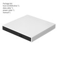 thumbnail image 1 of tredstone Lecteur de CD Portable Externe USB 2.0 pour Ordinateur Portable PC, Blanc, 1 of 8