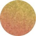 thumbnail image 1 of Ahgly Company Tapis Rond Lavable en Machine Intérieur Transitionnel Bière Orange, 7 Pieds Rond, 1 of 7