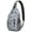 Great White Sh, variant on Tribal Ink Style Sling Backpack Lightweight Crossbody Bag for Hiking, Outdoor Activities and Daily Commuting