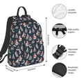 thumbnail image 2 of Yiaed Sailboat And Wave Print Lightweight Backpack Travel Backpacks Hiking Daypack for Women Men, 2 of 5