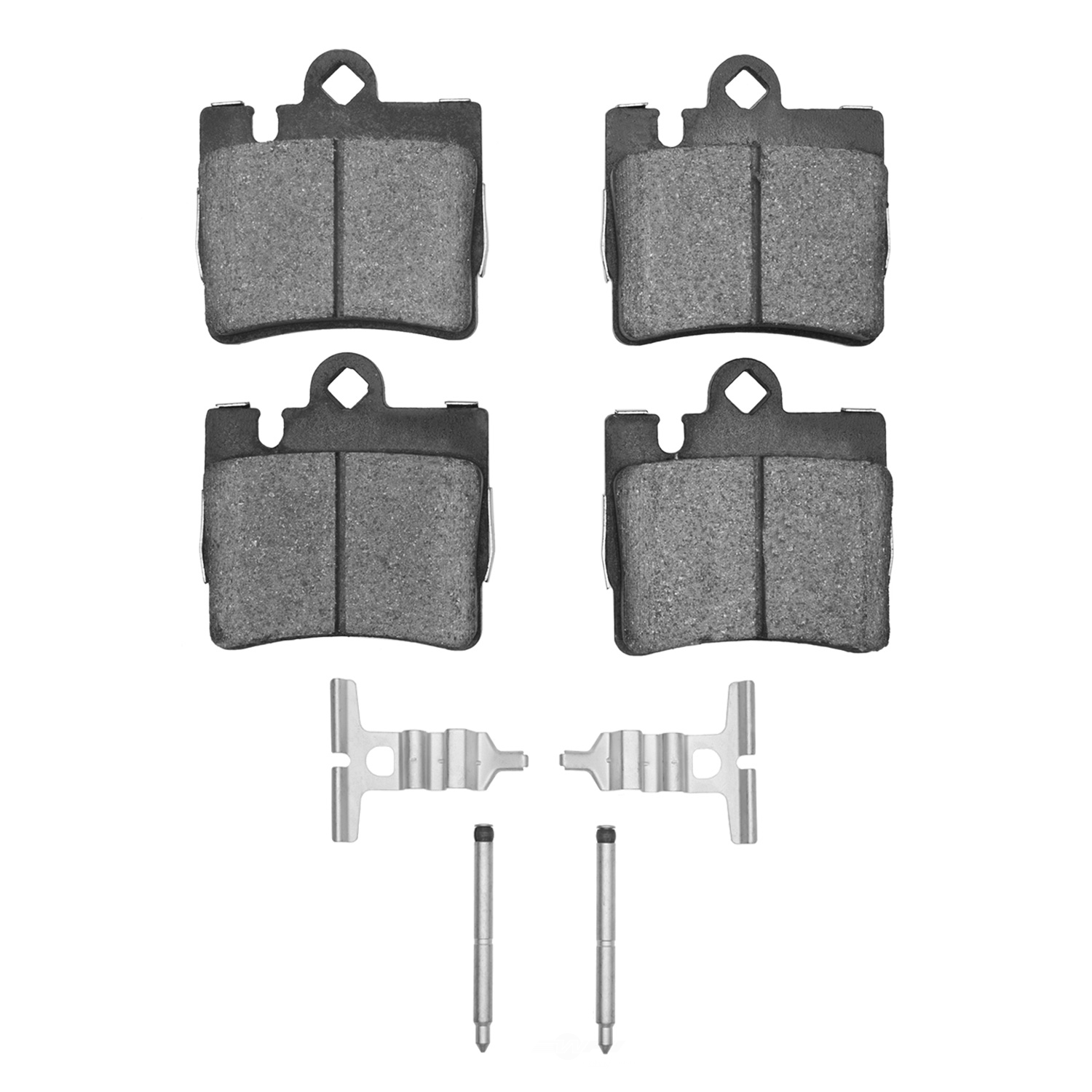 Dynamic Friction Company 1600-0848-01 DFC EURO 5000 Ceramic Brake Pads and Hardware Kit