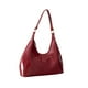 thumbnail image 3 of Bolso de hombro para mujer, de piel sintética, versátil, ligero, tipo hobo, para ir de compras. Rojo, 3 of 9