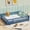 Mist Blue, variant on Triple Tree Kids Twin Pine Toddler Beds, Natural