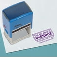 thumbnail image 1 of Printtoo This Balance Is Overdue Self Inking Rubber Stamp Pre,Inked Office Stamp, Home Office Business Stationery, 41 x 24 mm, Violet, 1 of 5