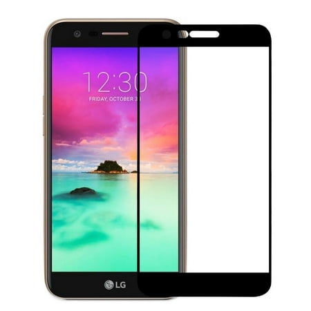LG K30 Case (X410), LG Premier Pro LTE Case, LG K10 2018 Case (MS425) Temper Glass Anti Scratch [Full Screen Coverage] Glass Screen Protector for K10 (2018) -
