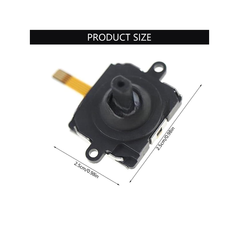 2 Stuks Hall-effect Joystickmodule Voor Pro-controller – Vervangende 3D Analoge Sensor, ABS/metaal, Nauwkeurige Bediening