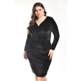 thumbnail image 1 of Vestido Elegante de terciopelo Roman Fashion negro 38 Tallas Extras, 1 of 5