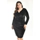 thumbnail image 1 of Vestido Elegante de terciopelo Roman Fashion negro 38 Tallas Extras, 1 of 5