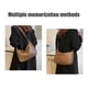 thumbnail image 5 of Bolso de hombro holgado de cuero vegano para mujer bolso casual tote para trabajo Compras de viaje, 5 of 7