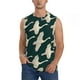 thumbnail image 1 of Fotbe Flying Swans Men's Camiseta sin Mangas Estampada para Hombres, Playera Casual para Gimnasio, Entrenamiento, Playa-XX-Large, 1 of 7