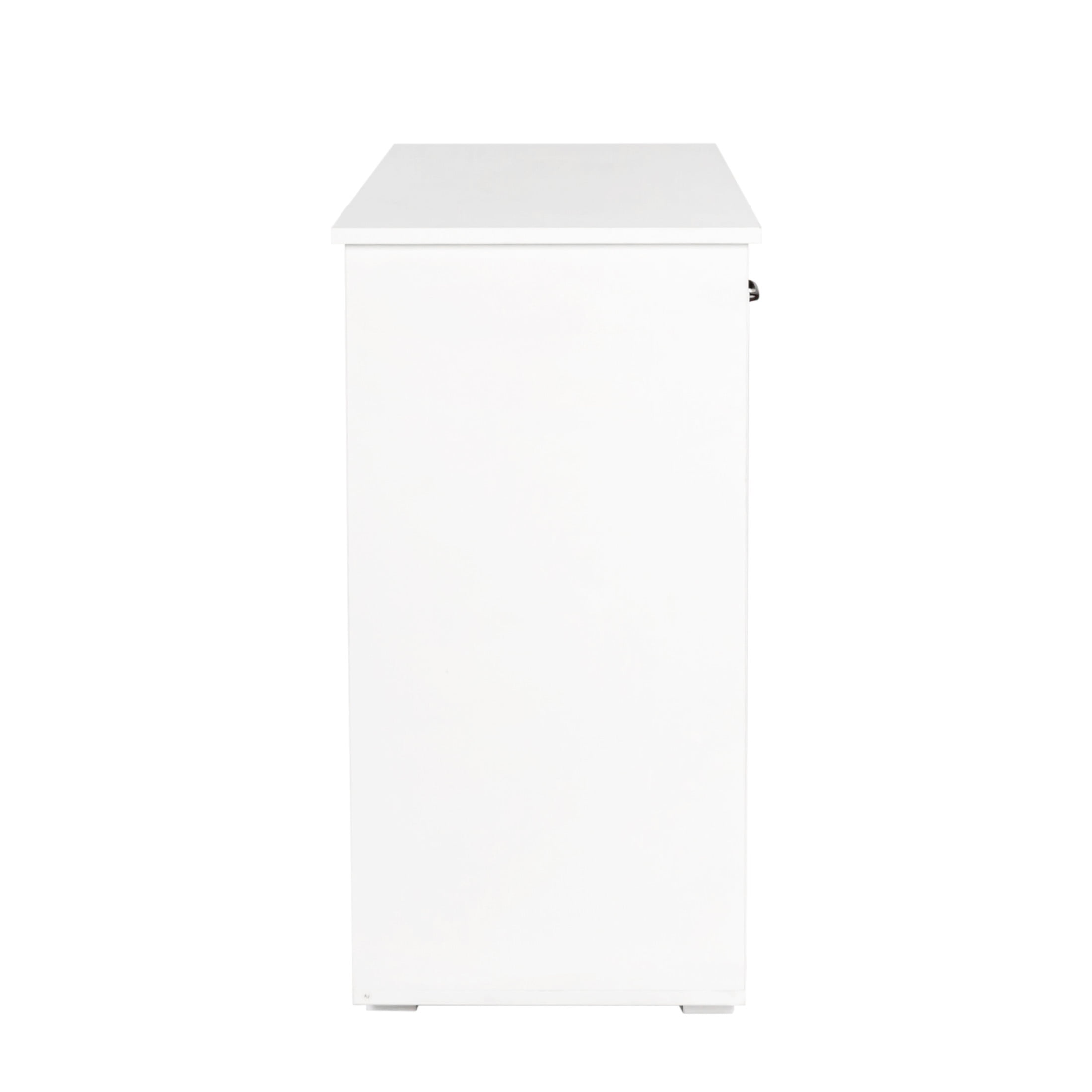 Noble House Merle 31.5" Laundry Cabinet, Removable Liner Bags, Tilt-Door Hamper, Wooden Bathroom Cabinet, White