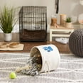 thumbnail image 4 of Bone Dry Polyester Pet Bin Paw Off White Round Small, 4 of 4