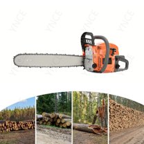 YNCE 58cc Gas Chainsaw, 20 Inch Gas Powered Chainsaws with Tool Bag, 2.7HP 2-Cycle Handheld Cordless Petrol Gasoline Chain Saw for Cutting Tree Wood Trimming Garden Farm