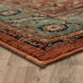 thumbnail image 2 of Mohawk Home Celine Low pile Durable Latex Backed Stain/Fade Resistant Recycled Polyester Area Rug, Burnt Sienna, 2' x 7', 2 of 6