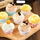 thumbnail image 3 of Vaso de papel Helado Vasos de cartón Tazones desechables Postre Yogurt Aperitivos Snacks Contenedores 100pcs JFHHH pequeña, 3 of 5