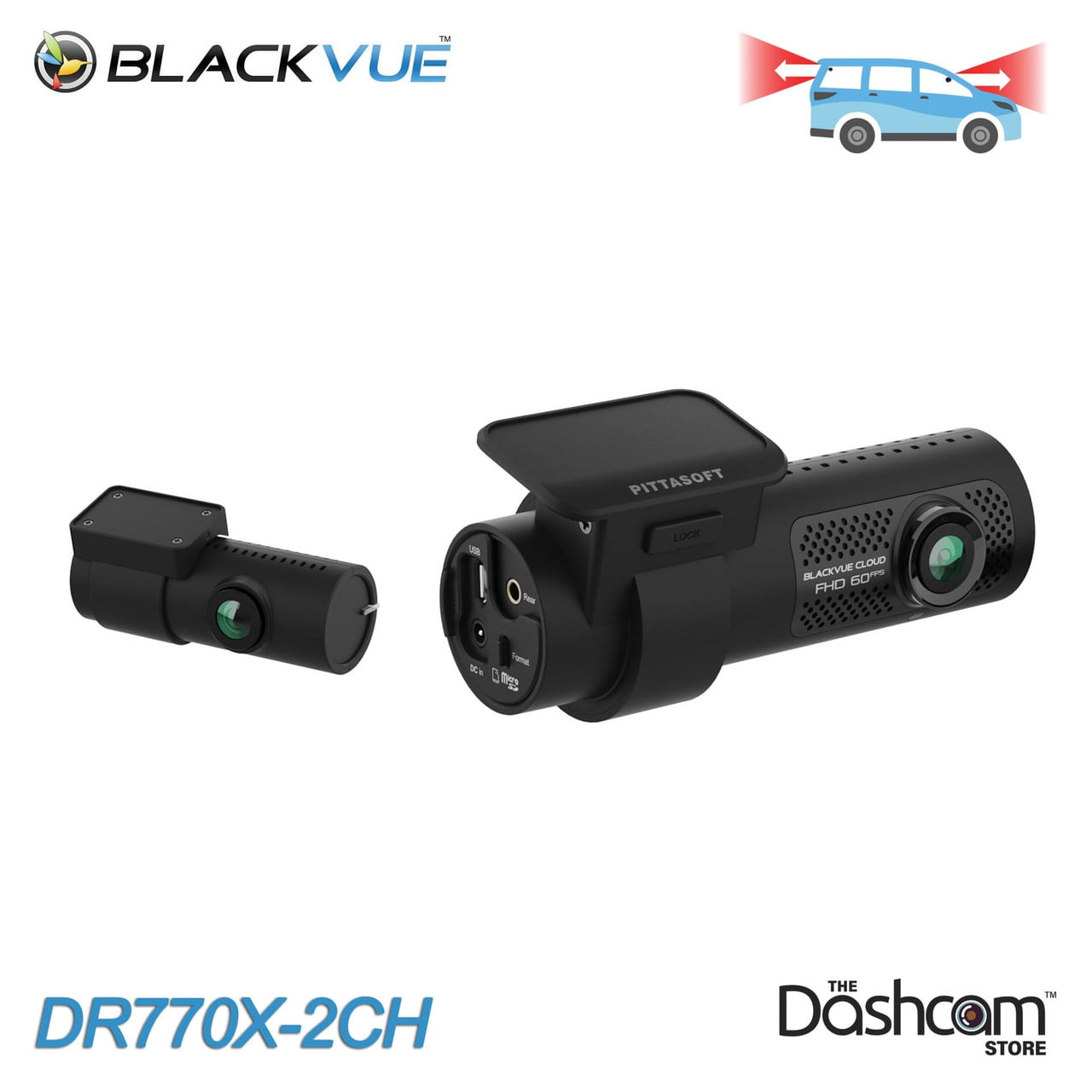 BlackVue DR750S-2CH 1080P FHD Car DVR with Wi-Fi, GPS, Power Magic