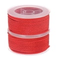 thumbnail image 1 of Unique Bargains 2 Packs Nylon Thread Twine Beading Cord 2mm Extra-Strong Braided Nylon Crafting String 11M/36 Feet, Red, 1 of 7