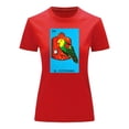 thumbnail image 3 of Playera Blusa El Cotorro De La Loteria Mexicana Tradicion Mexicana Color Rojo Talla Grande Marca Emil SaEs, 3 of 4