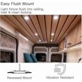 thumbnail image 4 of x LED Recessed Spotlight 12V Hole 58-65mm 3W 6400K Recessed Ceiling Light for Motorhome Boat Caravan Van Yacht Cool White (Silver Finish), 4 of 5